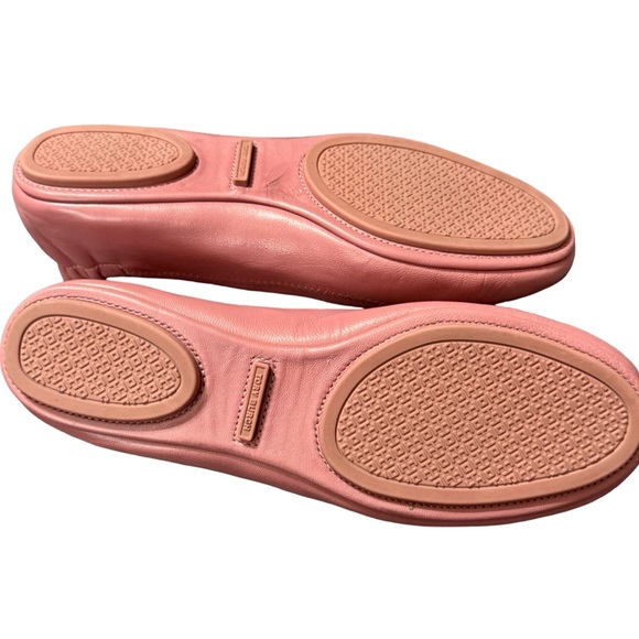 Tory Burch Minnie Travel Ballet Flats in Pink Magnolia - Picture 8 of 9
